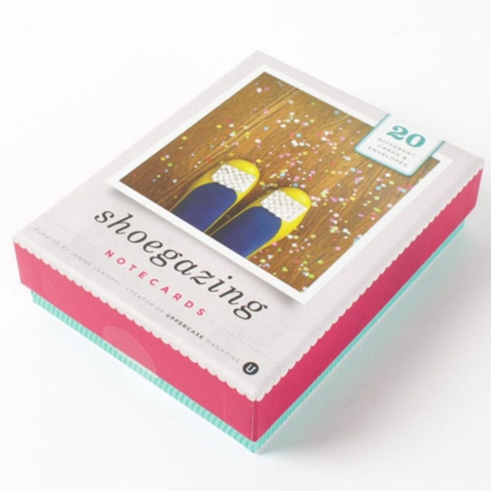 Box of 20 Shoegazing Notecards by Janine Vangool / Papyrus cards